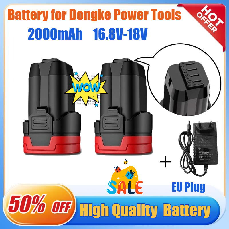 Brushless Cordless Electric Drill 18V - Dongke Akülü Darbeli Matkaplar, Kılavuz Çekme