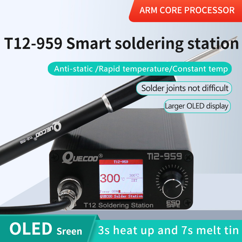 Digital Soldering Station T12 - T12-959 V5.1 Lehimleme İstasyonu Elektronik Lehimleme