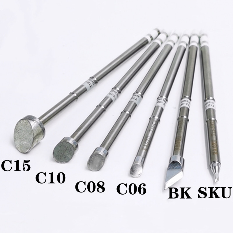 Digital Soldering Station T12 - KAGZU T12-BK/SKU/C6/C8/C10/C15 serisi Kaynak demir uçları