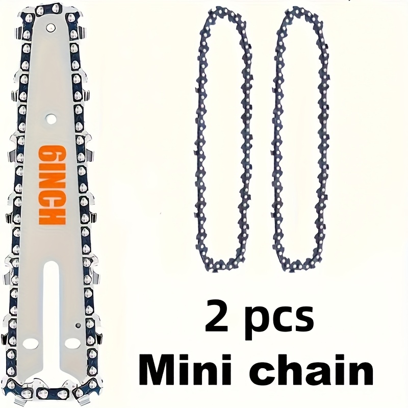 Mini Electric Chainsaw 6 Inch - 2 Adet Dayanıklı 6 İnç Elektrikli