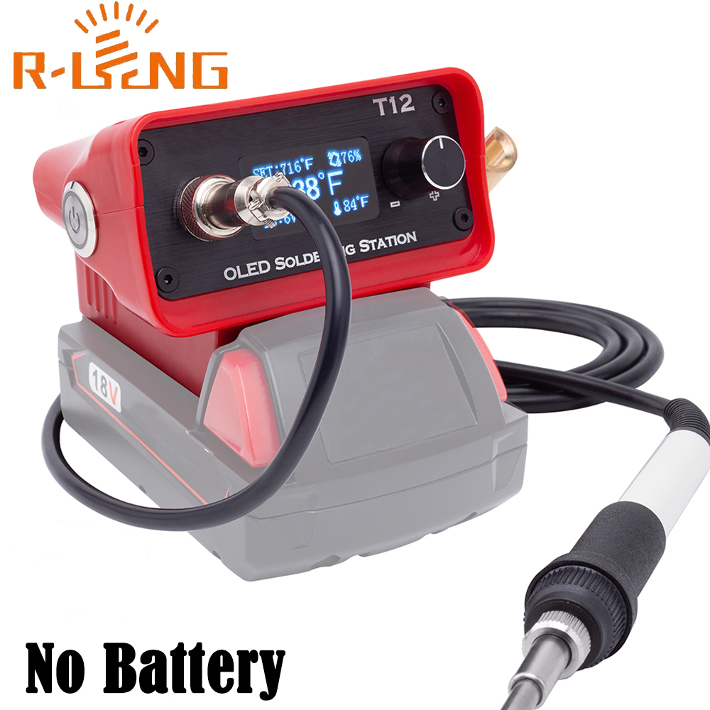 Digital Soldering Station T12 - OLED T12 Havya İstasyonu Ayarlanabilir Kaynak