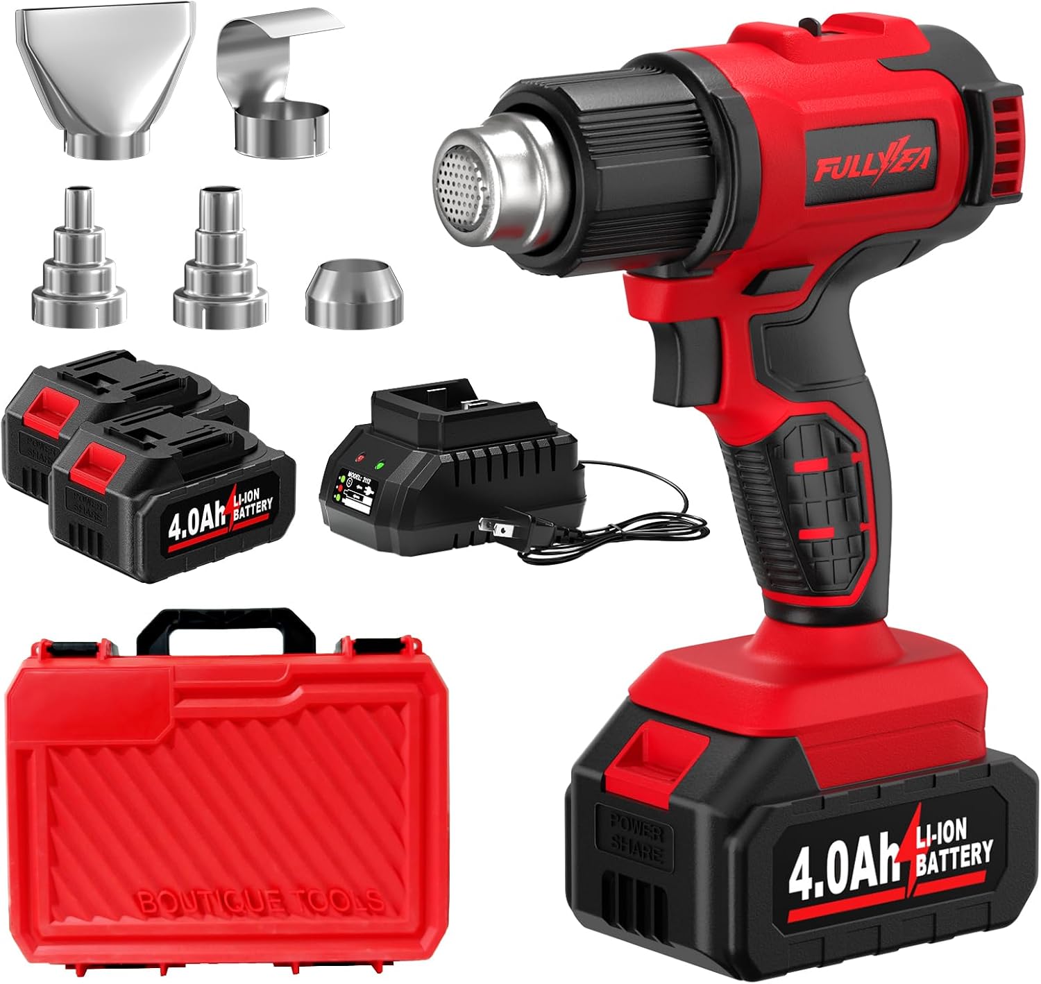 Cordless Heat Gun For Shrink Tubing - Kablosuz Sıcak Hava Tabancası, 1022'ye Kadar