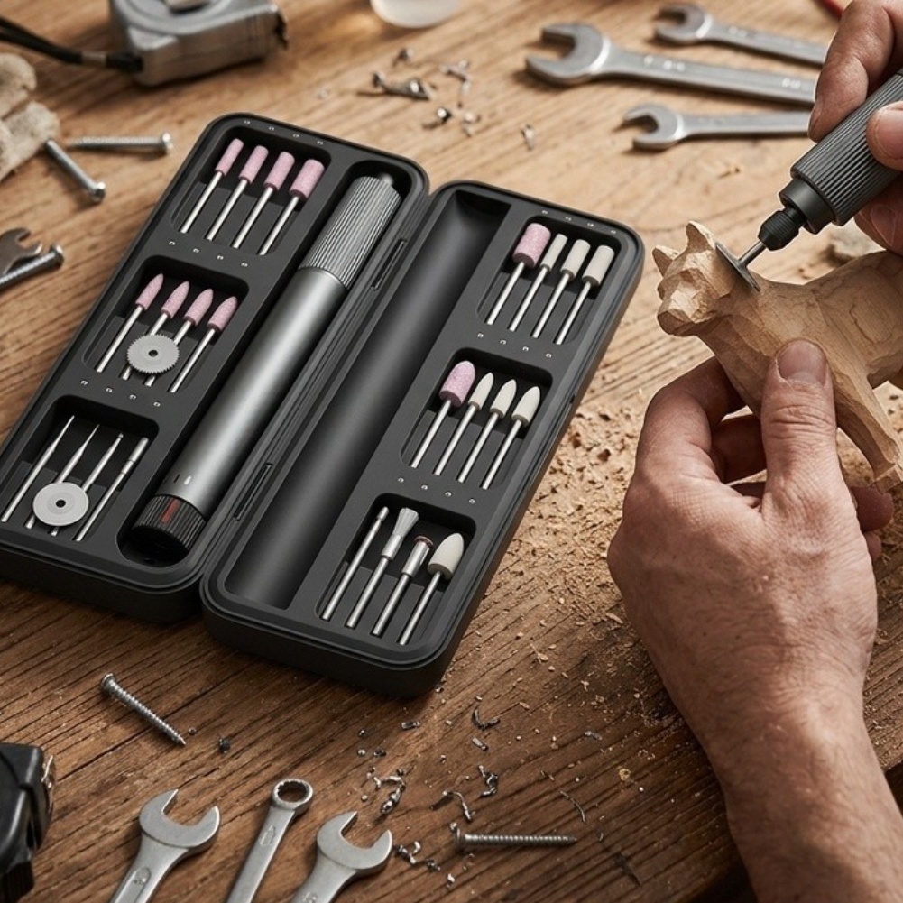 Cordless Rotary Tool Kit Accessories - 24 Aksesuarlı Kablosuz Döner Alet Seti,