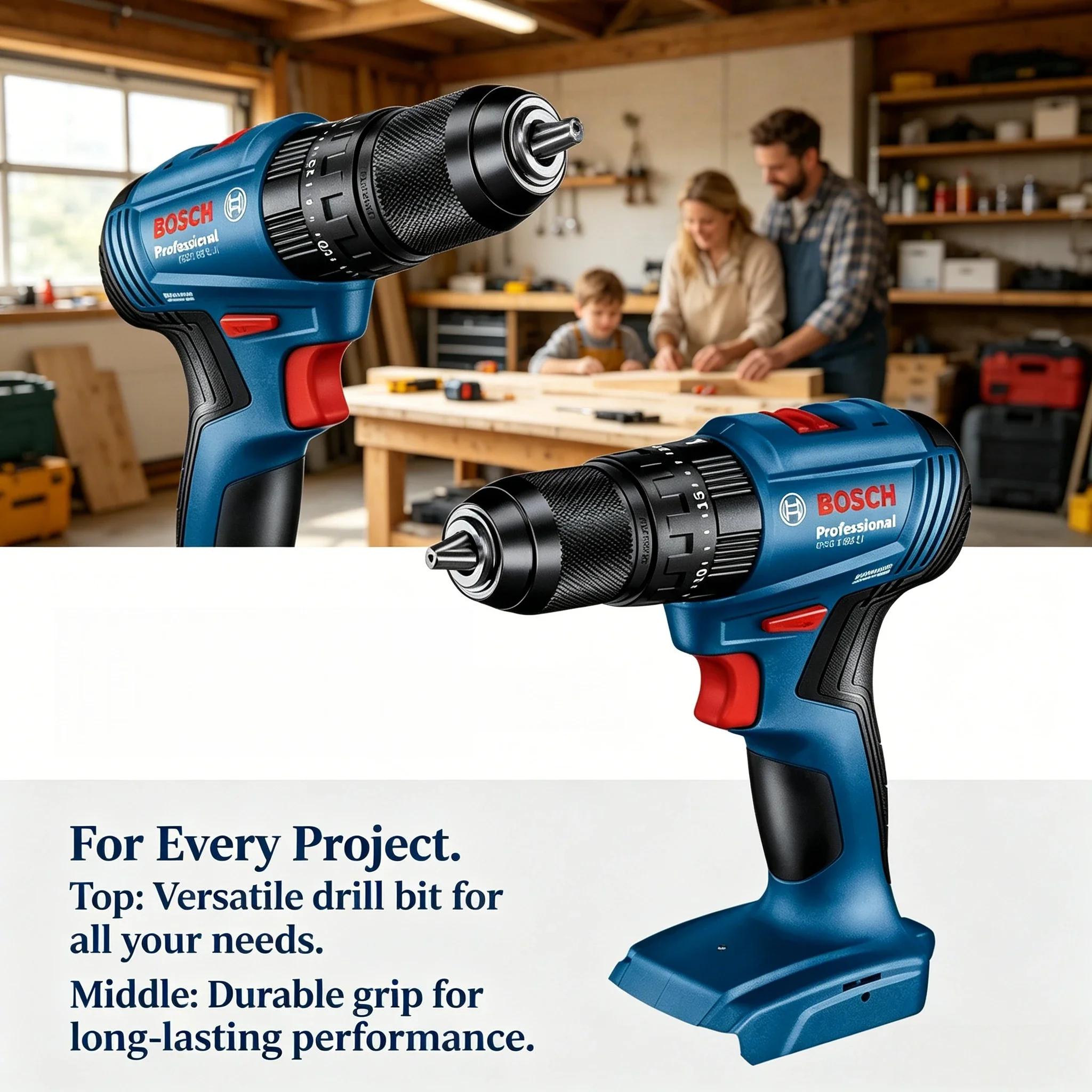 Brushless Cordless Electric Drill 18V - Bosch GSB 185-LI 18V Fırçasız Akülü