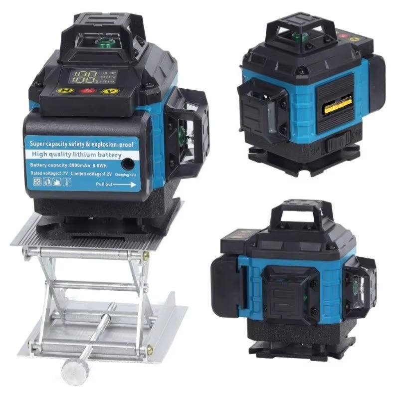 Laser Level 16 Lines 4D Green - Dijital 16 Çizgili 4d Yeşil Toptan