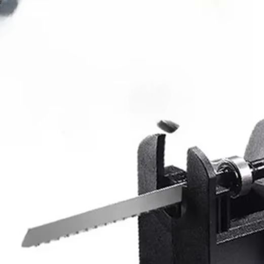 Reciprocating Saw Attachment Drill - /Siyah /Plastik /Elektrikli Matkap - Tilki