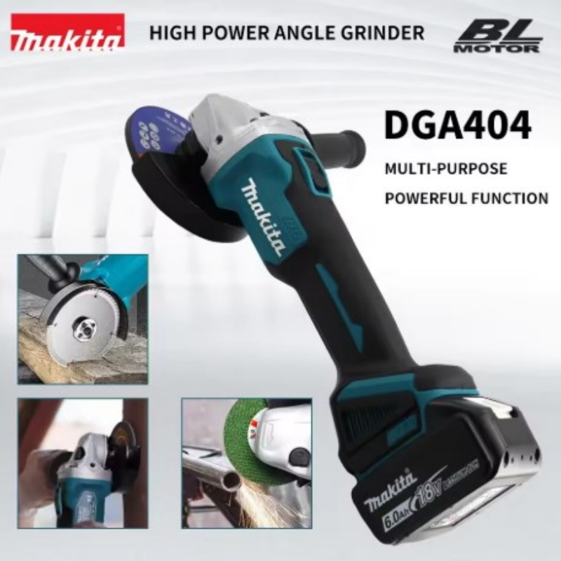Brushless Angle Grinder Battery Powered - Makita DGA404 Fırçasız Elektrikli Açı Taşlama