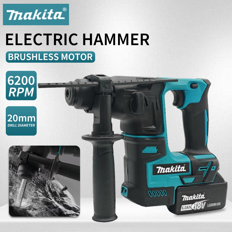 Brushless Cordless Electric Drill 18V - Makita Elektrikli Çekiç Fırçasız Akülü Çekiç