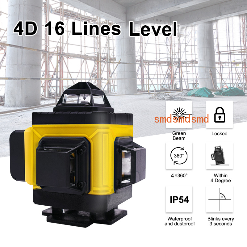 16 Çizgili 4D Lazer Seviyesi Y - Laser Level 16 Lines 4D Green incelemesi ve fiyatı