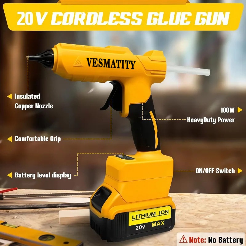 Orijinal Kablosuz Elektrikli E - Hot Melt Glue Gun Cordless incelemesi ve fiyatı