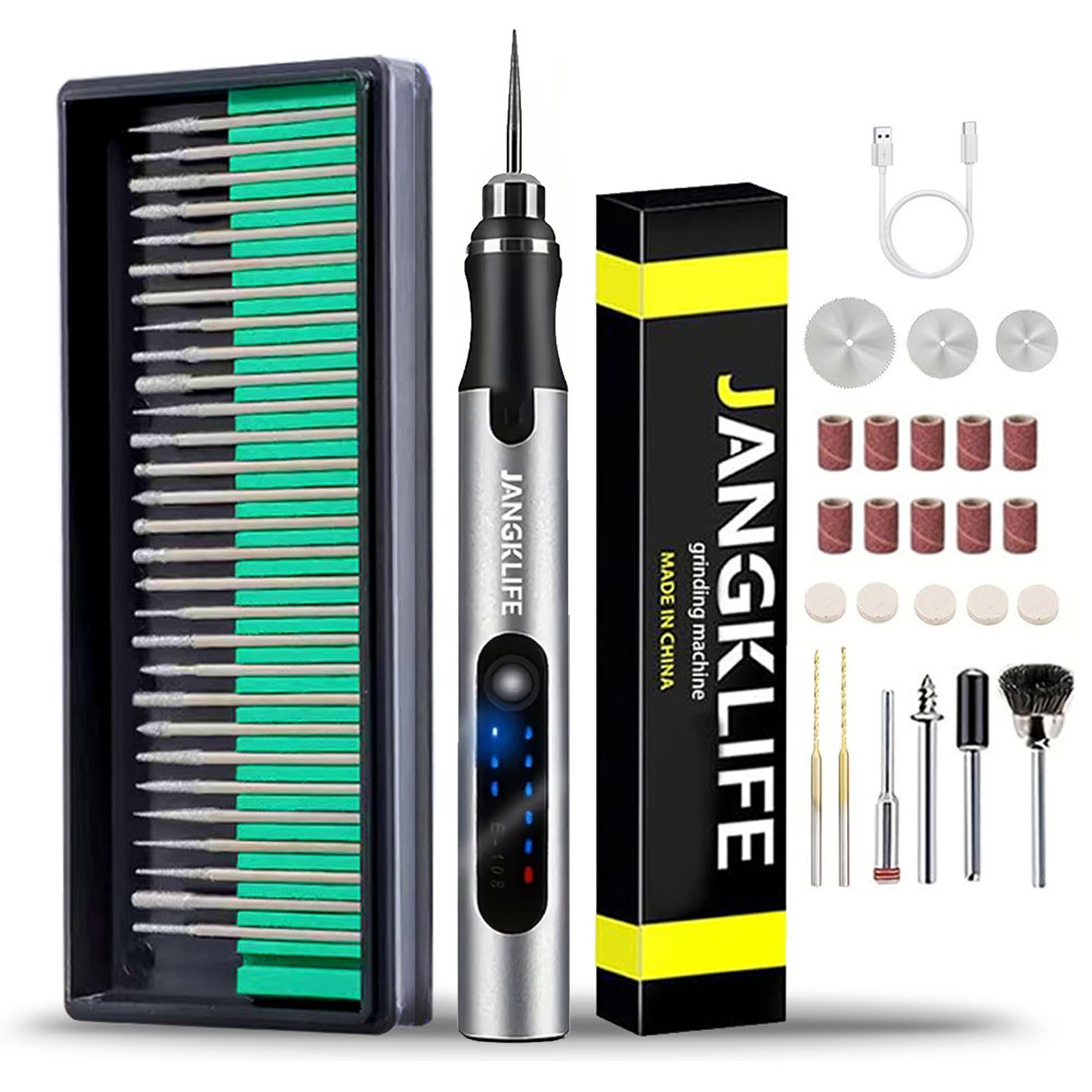 USB akülü döner Tool Kit için  - Cordless Rotary Tool Kit Accessories incelemesi ve fiyatı