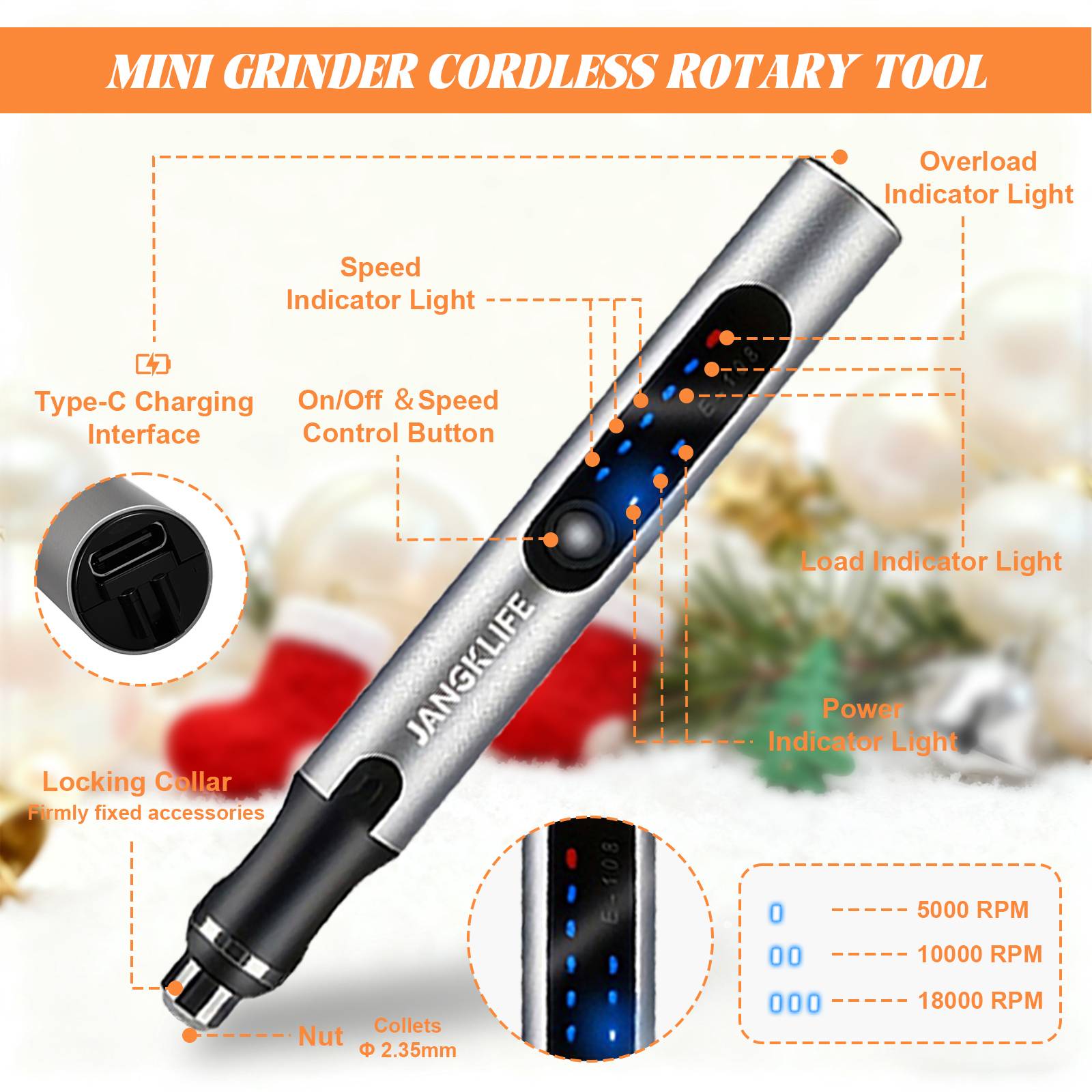 USB akülü döner Tool Kit için  - Cordless Rotary Tool Kit Accessories incelemesi ve fiyatı