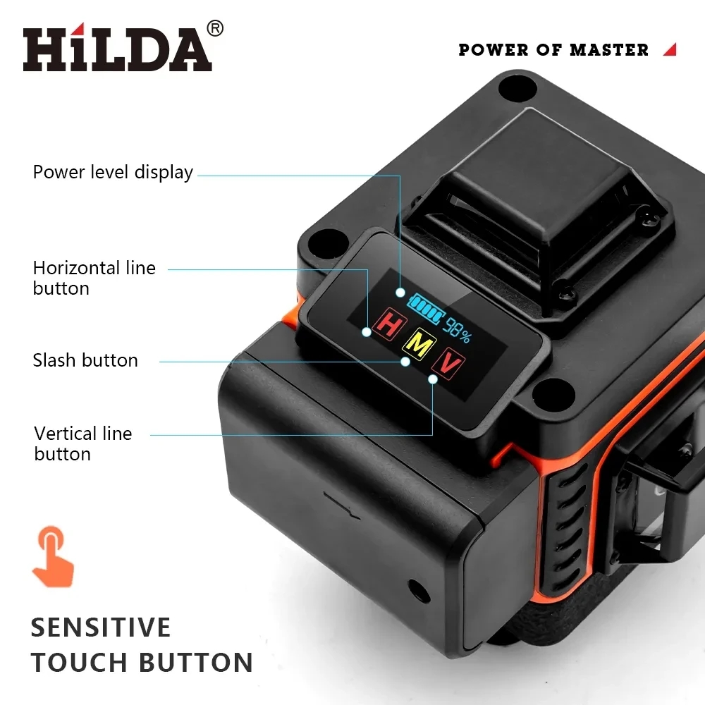 HILDA 16/12 Hatlı 4D Lazer Sev - Laser Level 16 Lines 4D Green incelemesi ve fiyatı