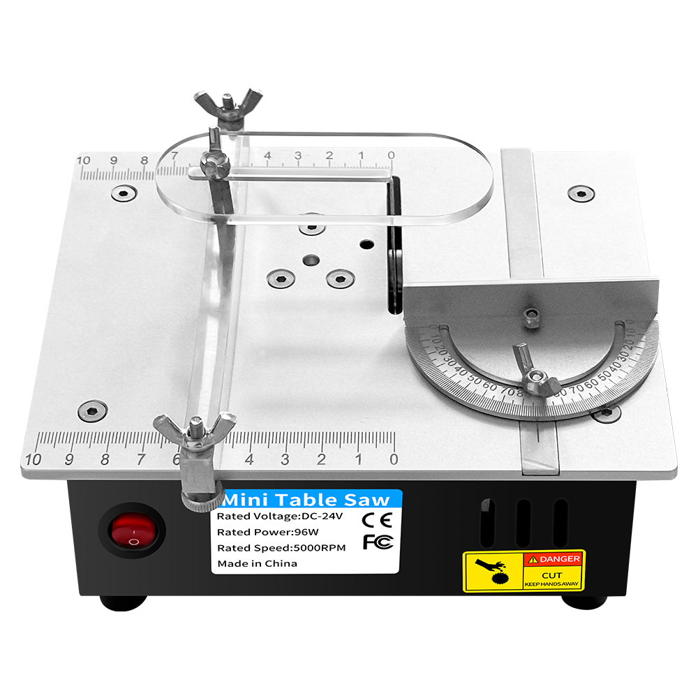 Dc24v ev minyatür ahşap masa t - Mini Table Saw For Woodworking incelemesi ve fiyatı