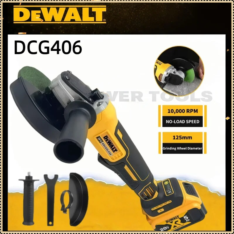 Dewalt DCG406 125MM Fırçasız A - Brushless Angle Grinder Battery Powered incelemesi ve fiyatı