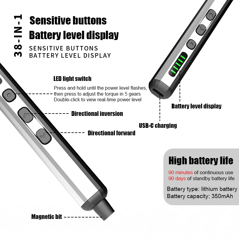 Elektrikli Tornavida Seti Hass - Electric Screwdriver Rechargeable Usb incelemesi ve fiyatı