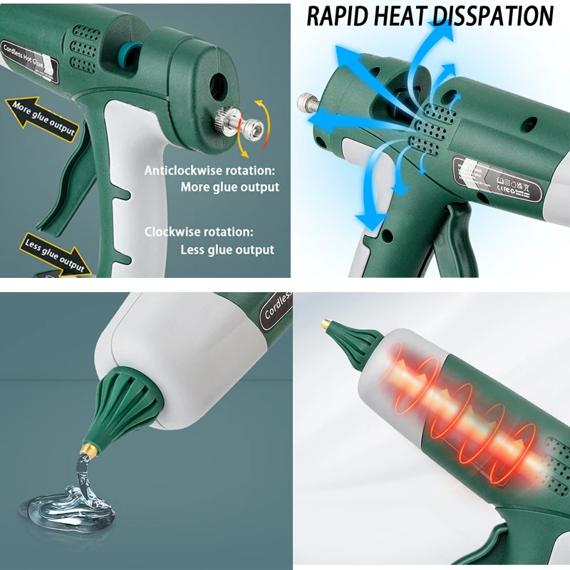 100W Akülü Sıcak Tutkal Tabanc - Hot Melt Glue Gun Cordless incelemesi ve fiyatı