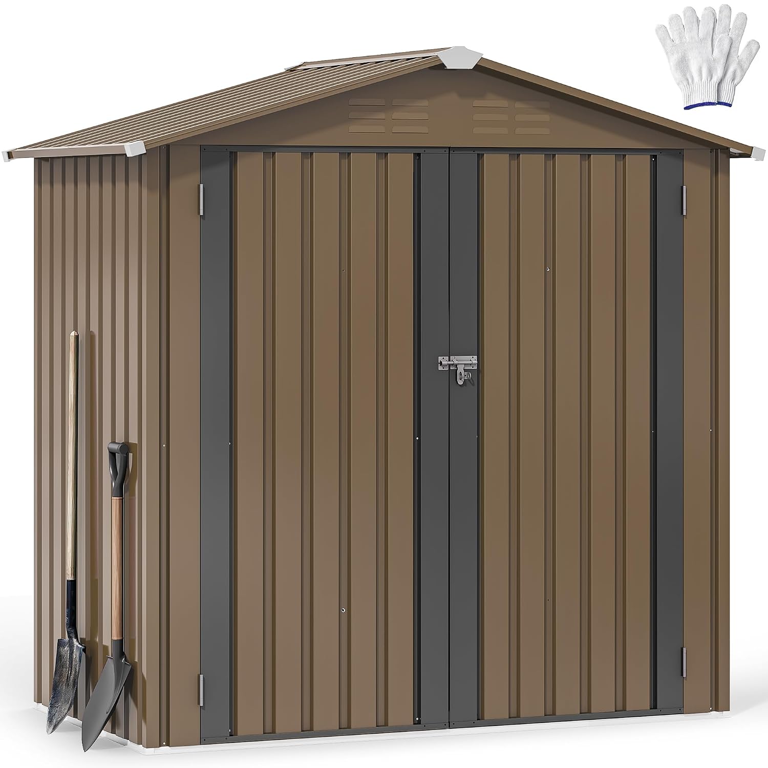 6x4ft Metal Dış Mekan Depolama - Garden Tools incelemesi ve fiyatı