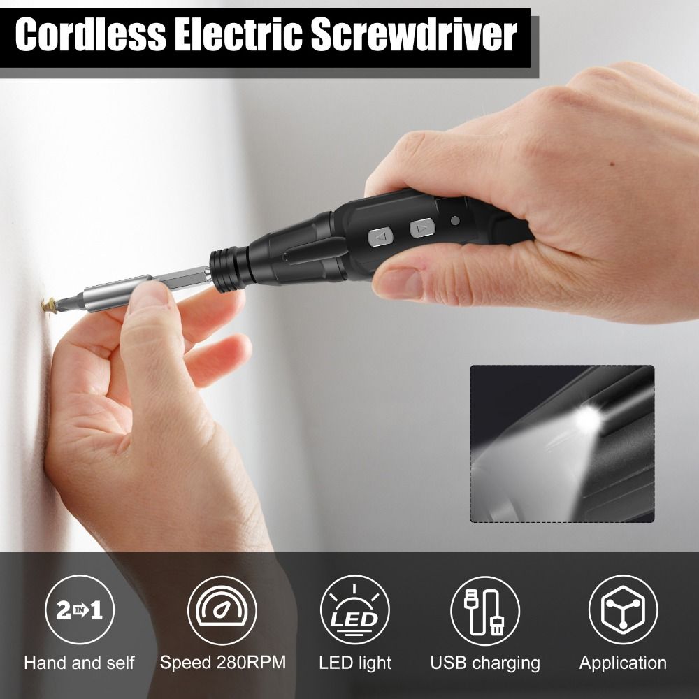 3.6V Elektrikli Tornavida LED  - Electric Screwdriver Rechargeable Usb incelemesi ve fiyatı