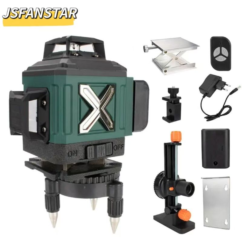 ATV4in1 Pil Güçlü Ayarlanabili - Laser Level 16 Lines 4D Green incelemesi ve fiyatı