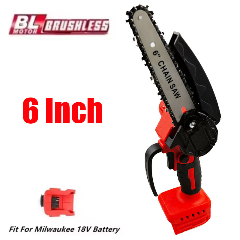 Milwaukee için uygun 18 V Pil  - Mini Electric Chainsaw 6 Inch incelemesi ve fiyatı