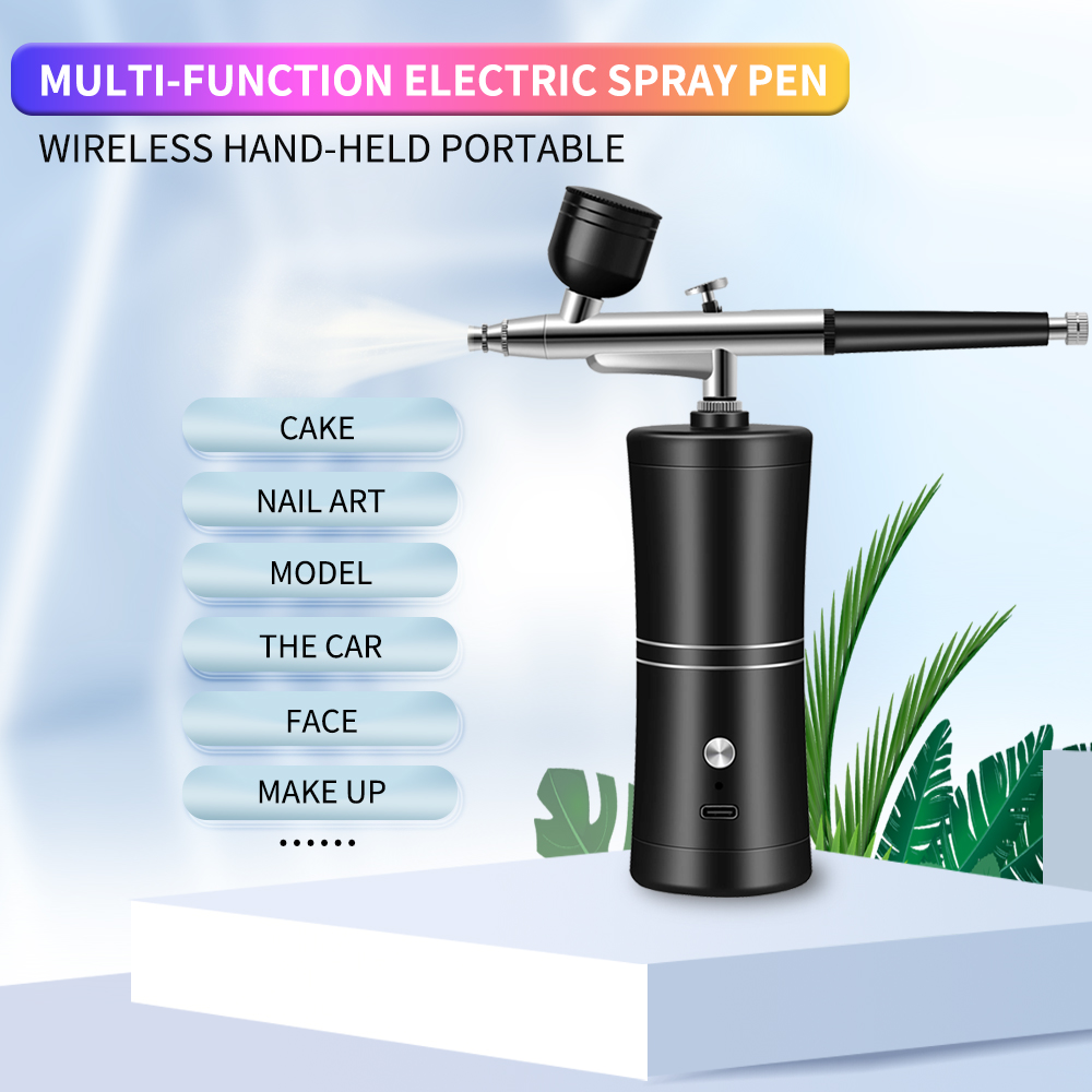 Taşınabilir Şarj Edilebilir Ka - Airbrush Kit With Mini Compressor incelemesi ve fiyatı