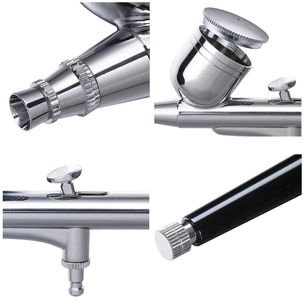 Yerçekimi Çift eylem Mini Airb - Airbrush Kit With Mini Compressor incelemesi ve fiyatı