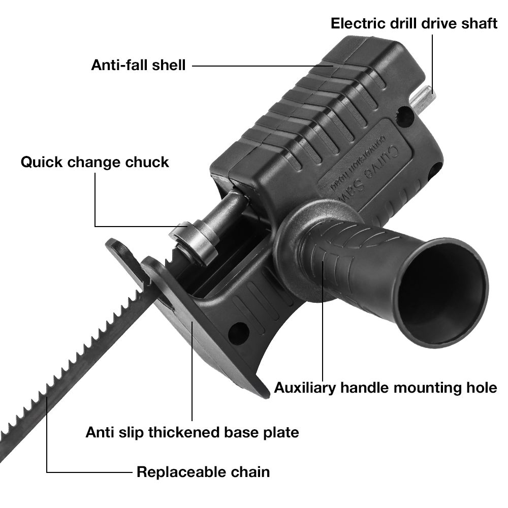 Hızlı Chuck Matkap Testere Ada - Reciprocating Saw Attachment Drill incelemesi ve fiyatı