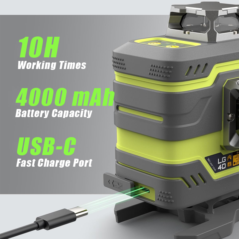 16 Çizgili Lazer Seviyesi 360  - Laser Level 16 Lines 4D Green incelemesi ve fiyatı