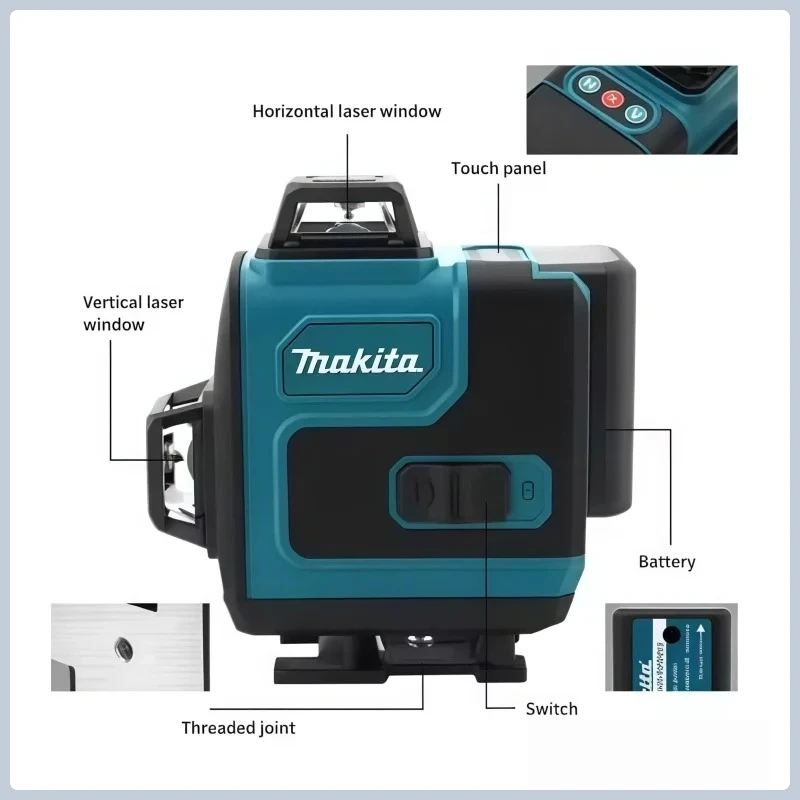 4.0Ah Max Makita 40V Pil Makit - Laser Level 16 Lines 4D Green incelemesi ve fiyatı