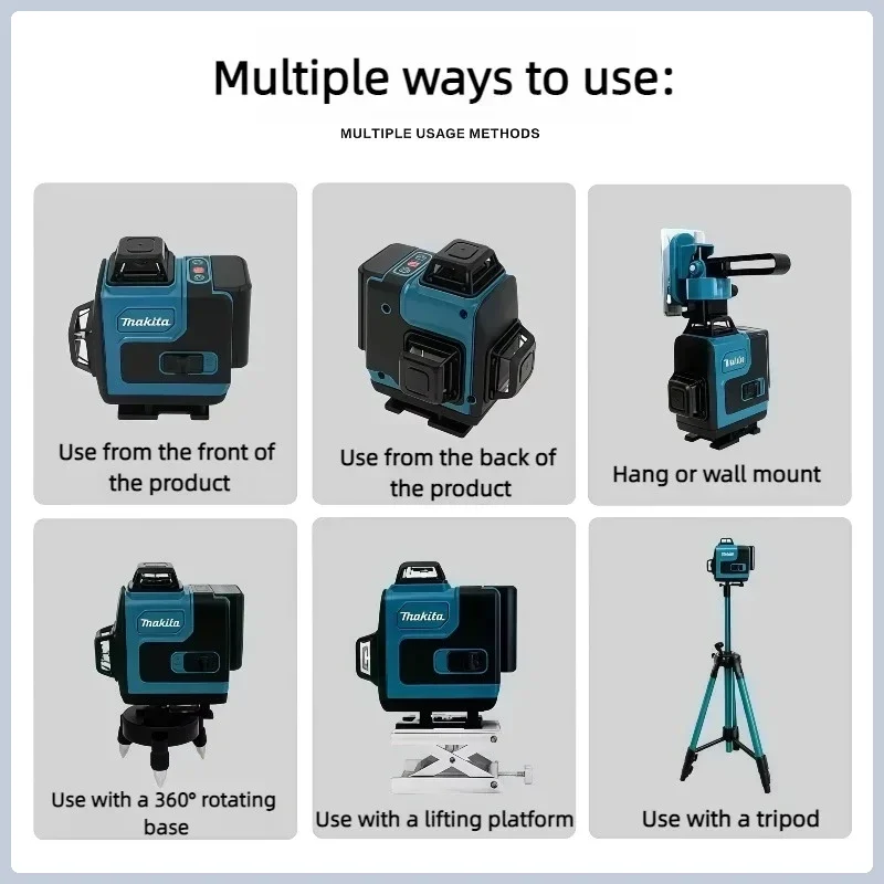 4.0Ah Max Makita 40V Pil Makit - Laser Level 16 Lines 4D Green incelemesi ve fiyatı
