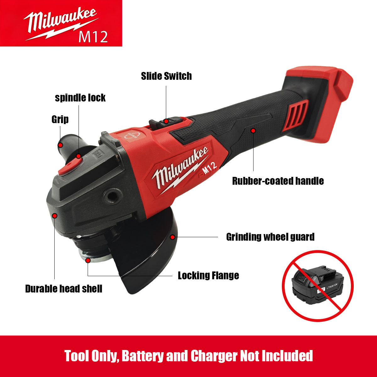 Milwaukee M12 M18 Fırçasız Açı - Brushless Angle Grinder Battery Powered incelemesi ve fiyatı