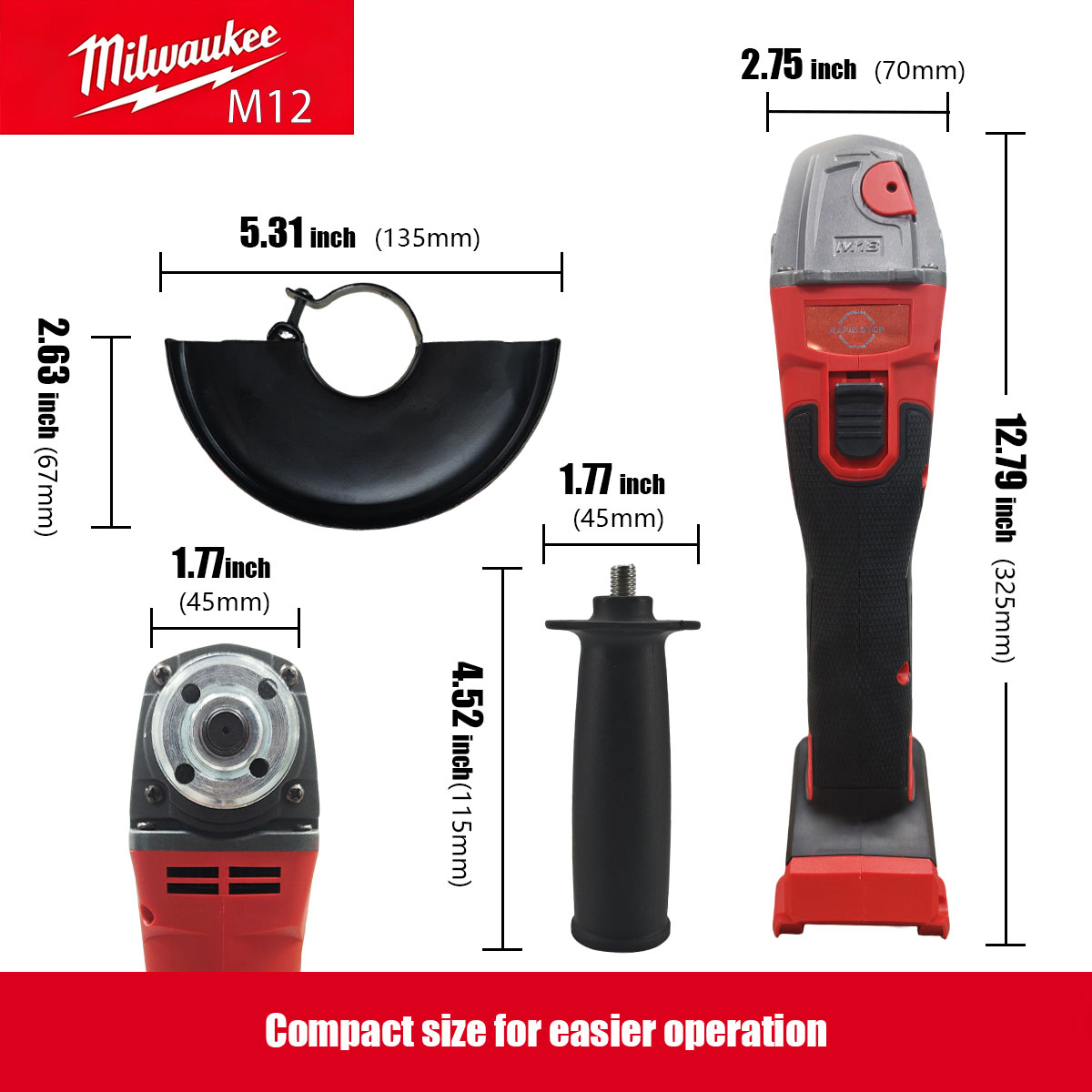 Milwaukee M12 M18 Fırçasız Açı - Brushless Angle Grinder Battery Powered incelemesi ve fiyatı
