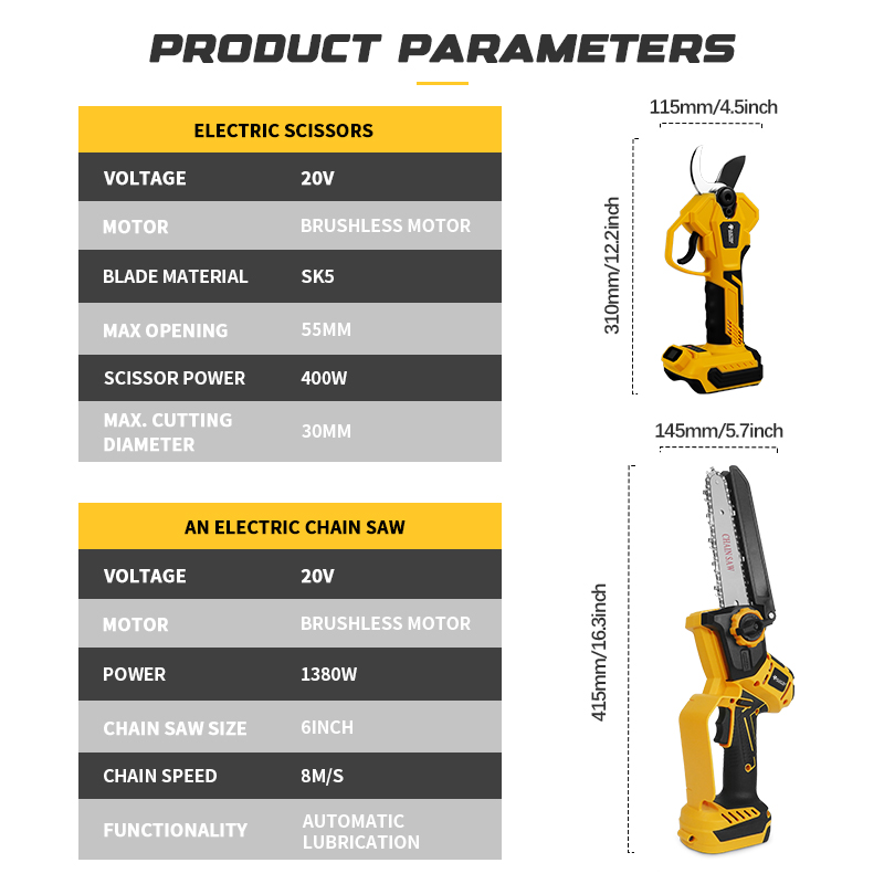 Fırçasız 6 İnç Elektrikli Test - Mini Electric Chainsaw 6 Inch incelemesi ve fiyatı