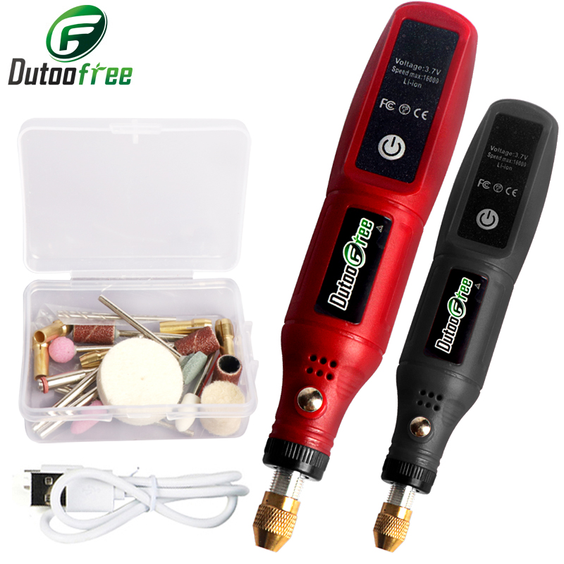 USB akülü döner alet kiti ağaç - Cordless Rotary Tool Kit Accessories incelemesi ve fiyatı