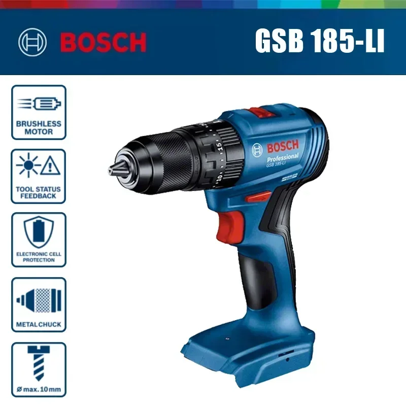 Bosch GSB 185-LI 18V Fırçasız  - Brushless Cordless Electric Drill 18V incelemesi ve fiyatı
