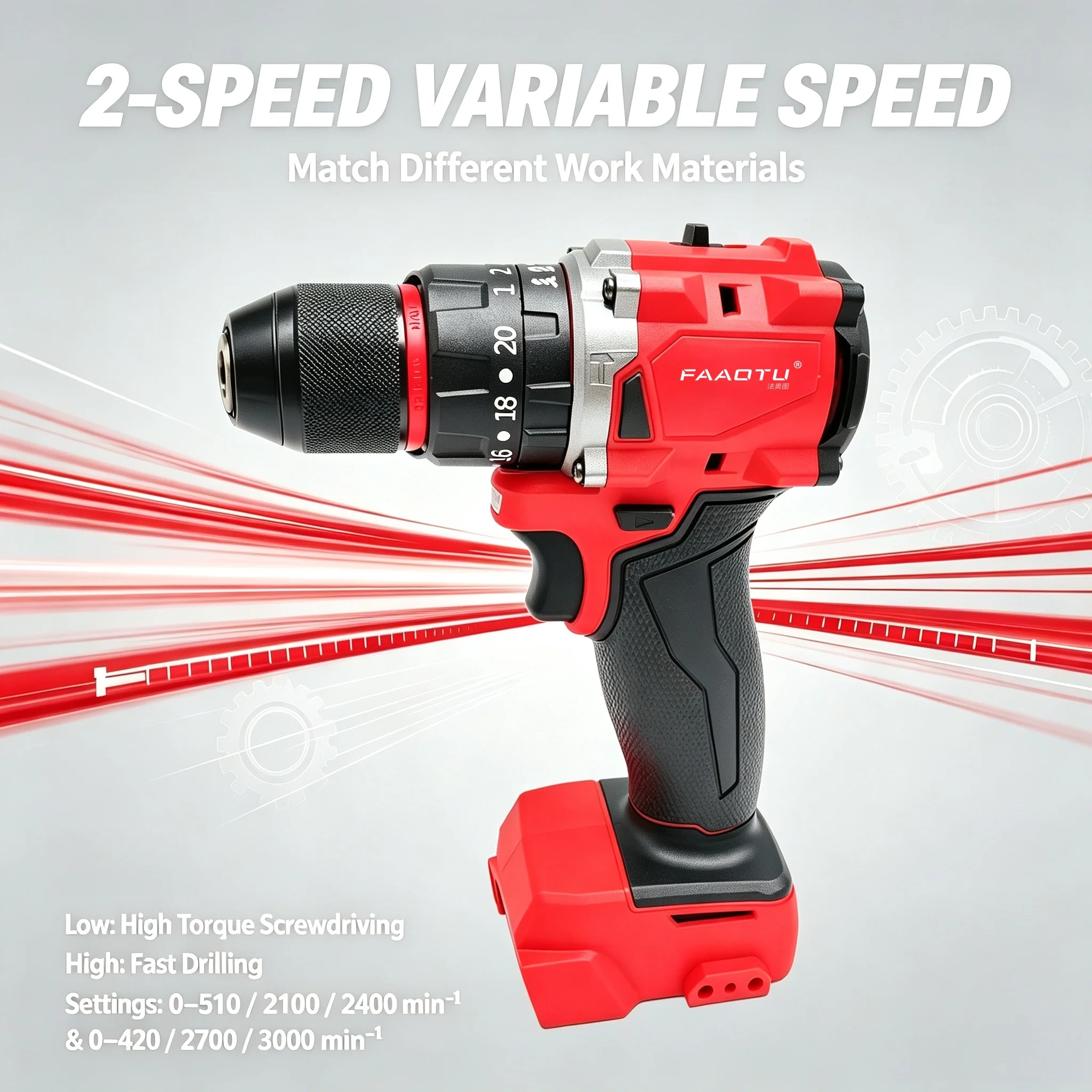 FAAOTU 18V Fırçasız Akülü Darb - Brushless Cordless Electric Drill 18V incelemesi ve fiyatı