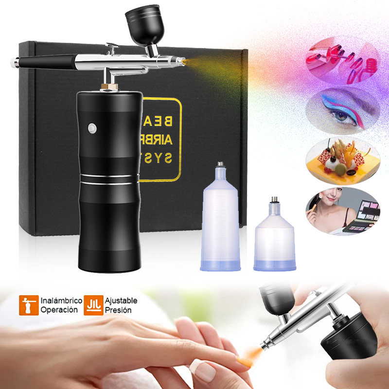 Oksijen Sprey Mini Hava Kompre - Airbrush Kit With Mini Compressor incelemesi ve fiyatı
