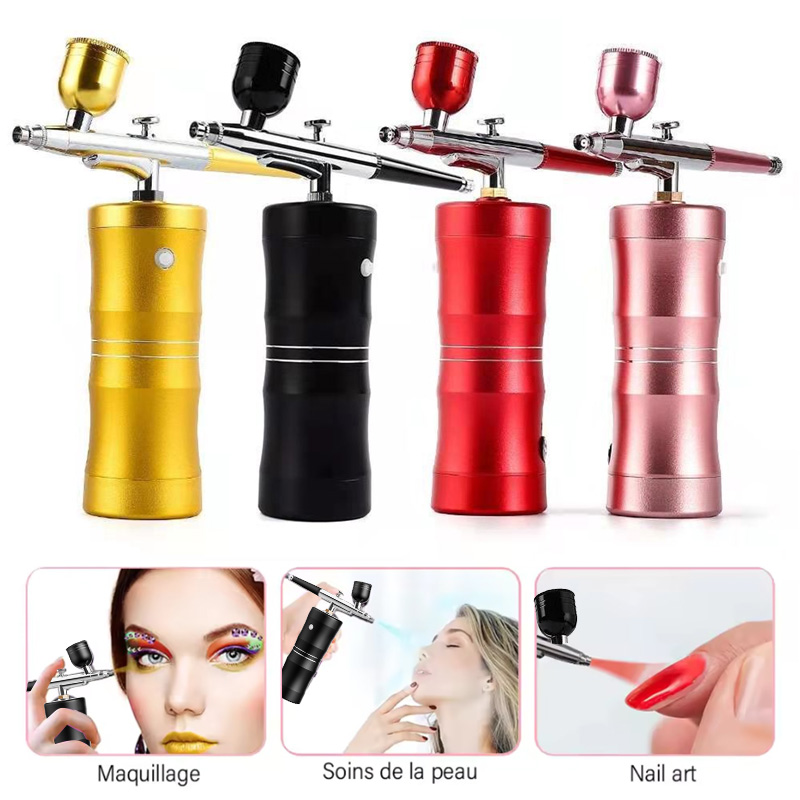 Oksijen Sprey Mini Hava Kompre - Airbrush Kit With Mini Compressor incelemesi ve fiyatı